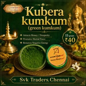 Kubera Kumkum – Green Kumkum | 15g