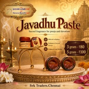 Javadhu Paste – Traditional Pooja Fragrance | 3g & 5g