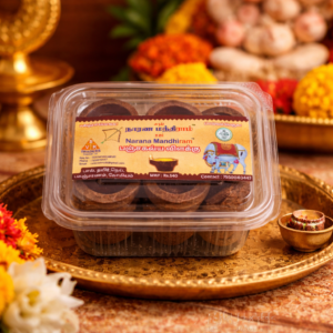 Panchagavya vilakku box herbal pooja lamp set for daily rituals, Karthigai Deepam and spiritual use